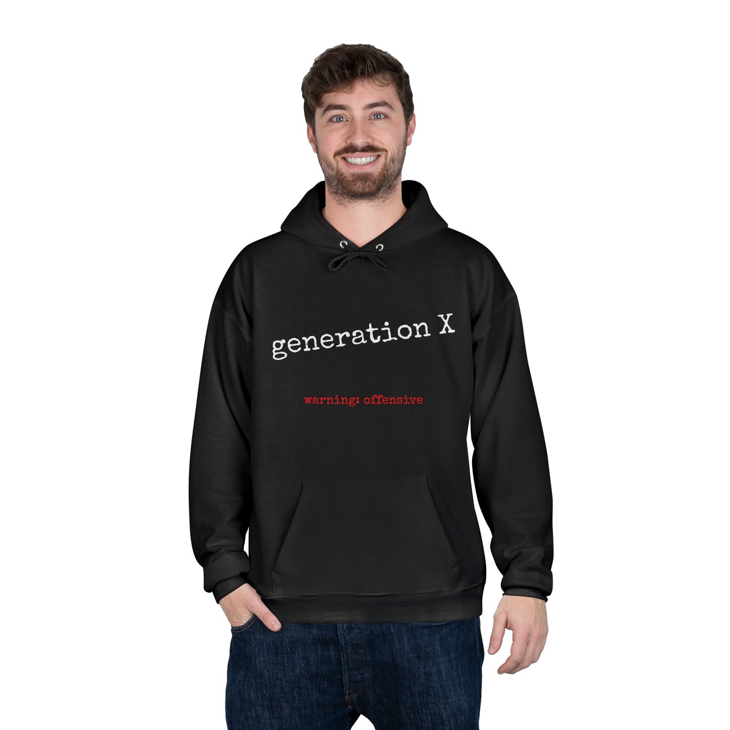 gen x unisex hoodie (available in 8 colors)
