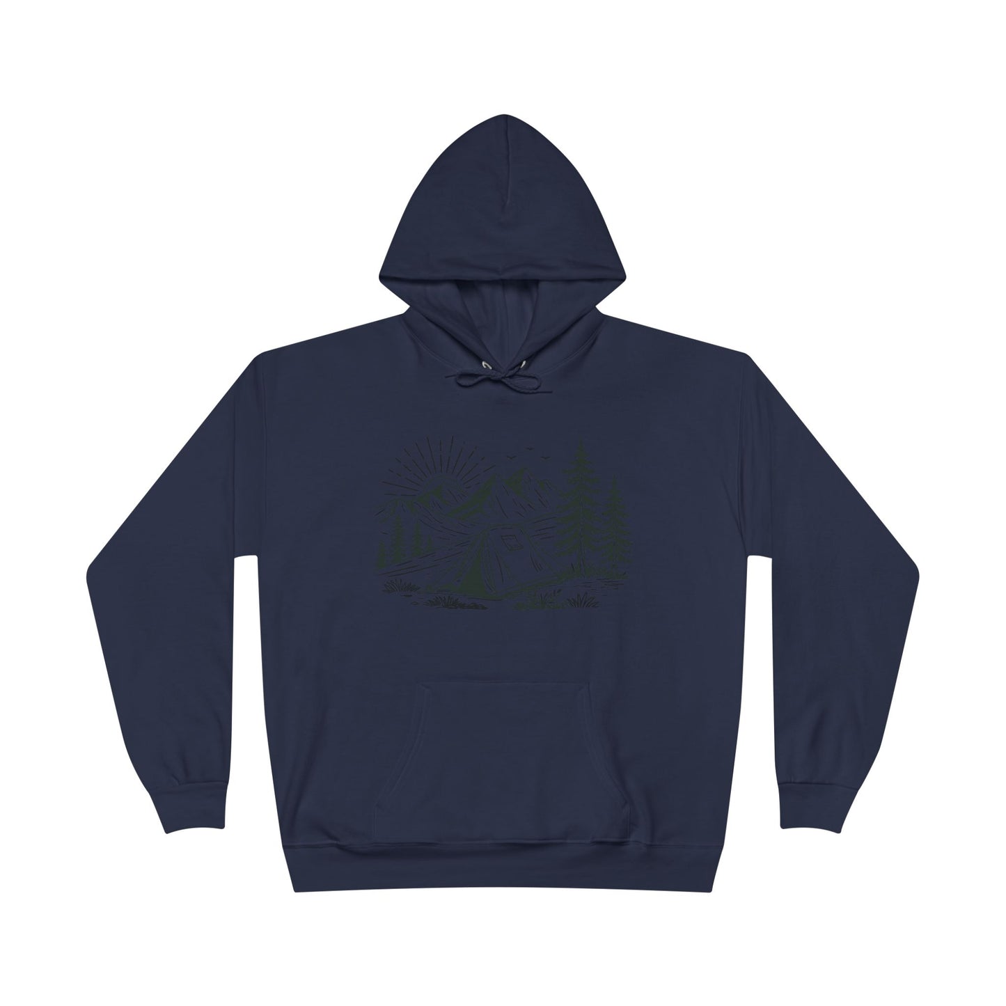camping unisex hoodie (available in 11 colors)