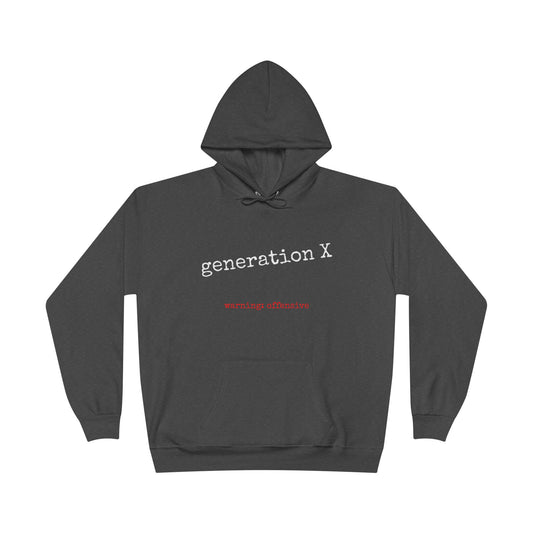 gen x unisex hoodie (available in 8 colors)