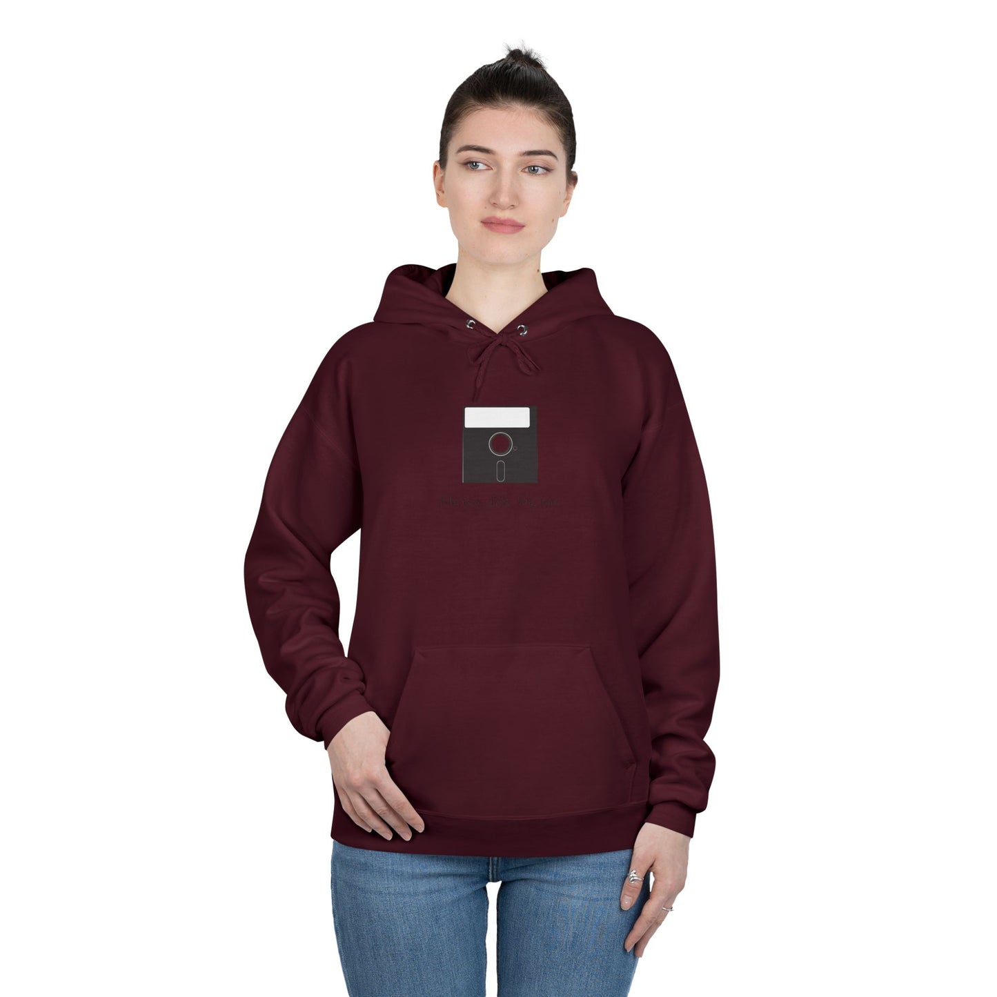 floppy disk unisex hoodie (available in 13 colors)