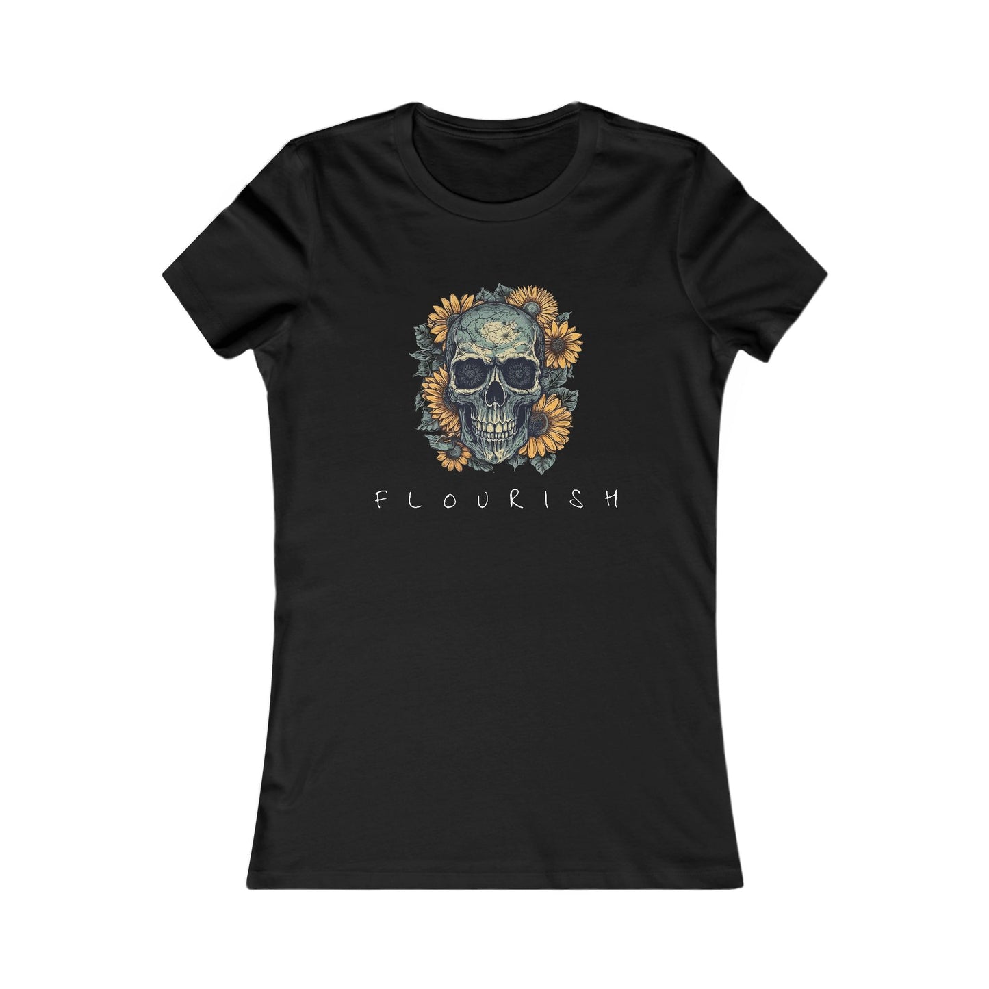 flourish babydoll tee
