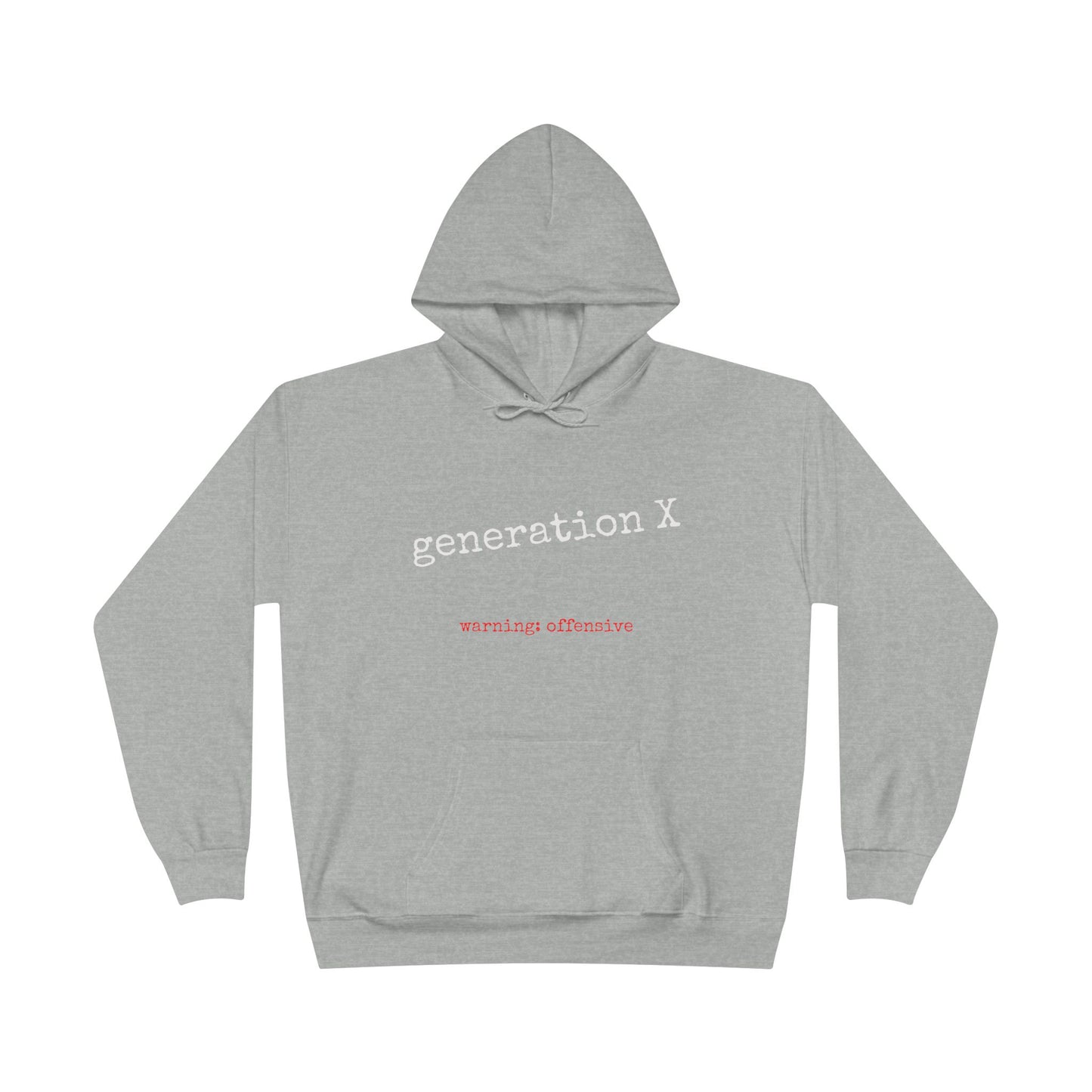 gen x unisex hoodie (available in 8 colors)