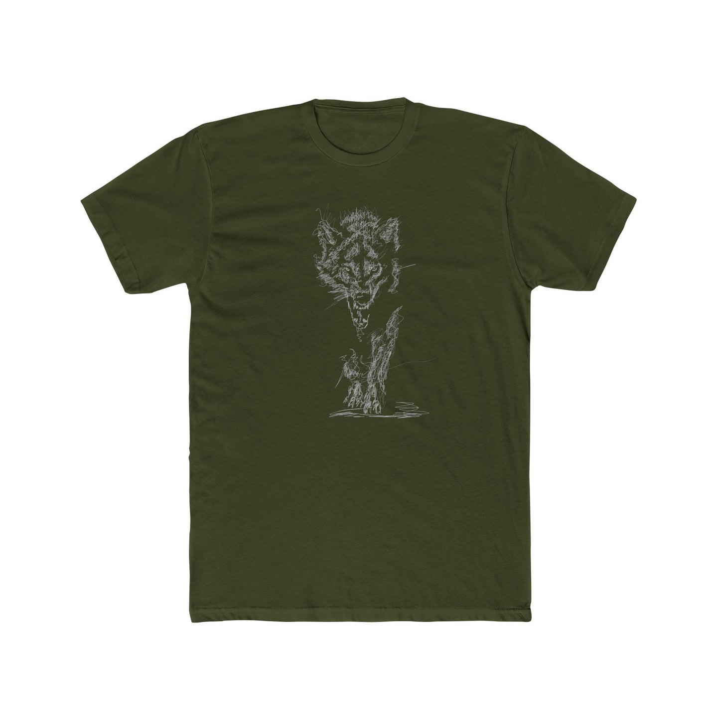 wolf t shirt (available in 6 colors)
