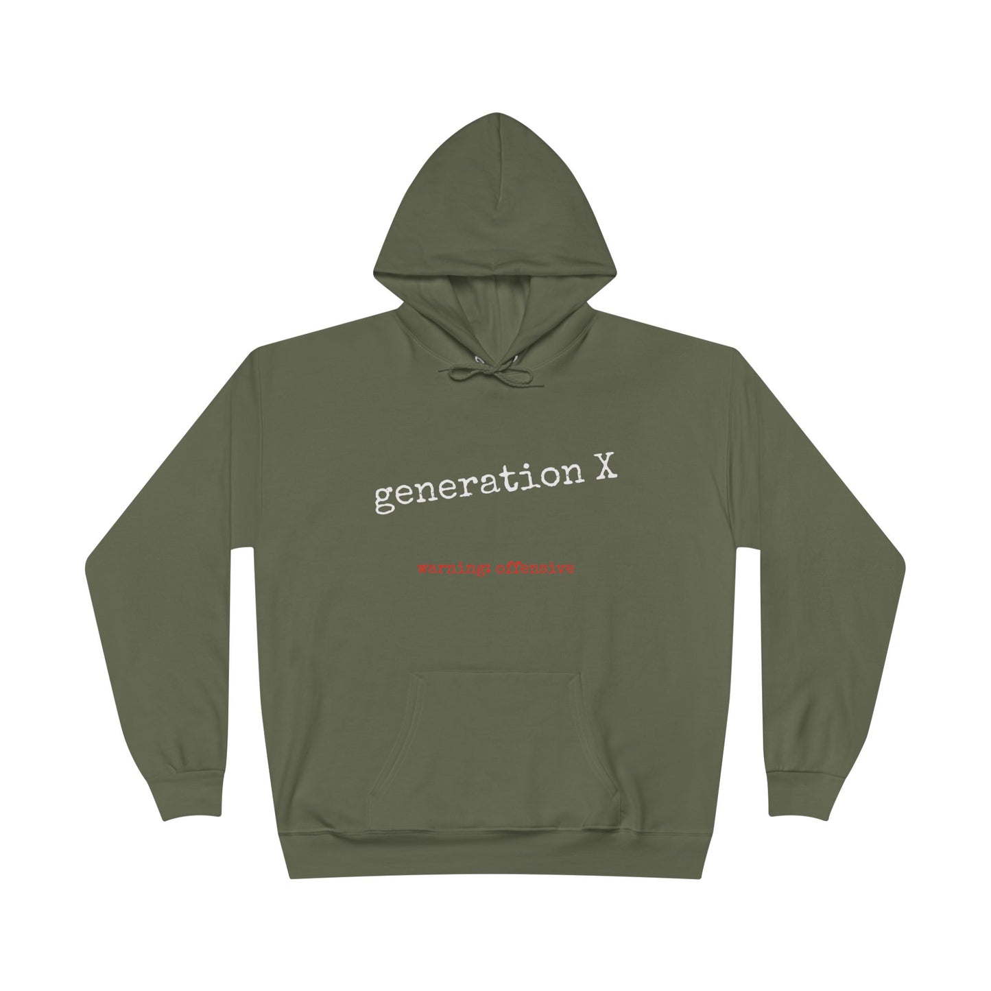 gen x unisex hoodie (available in 8 colors)