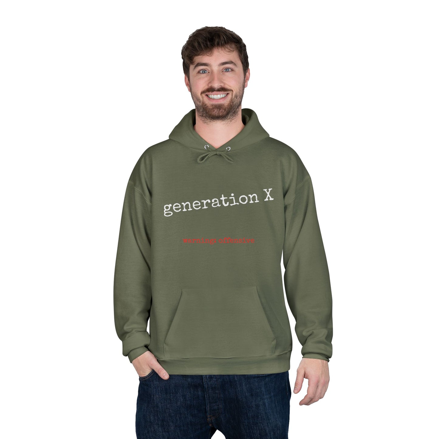 gen x unisex hoodie (available in 8 colors)