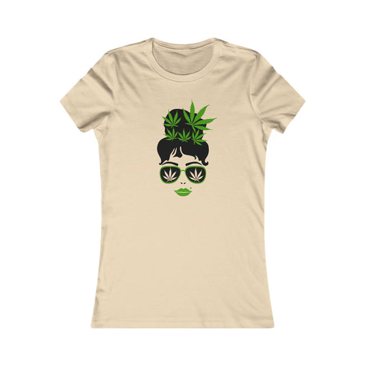 canna-girl babydoll tee