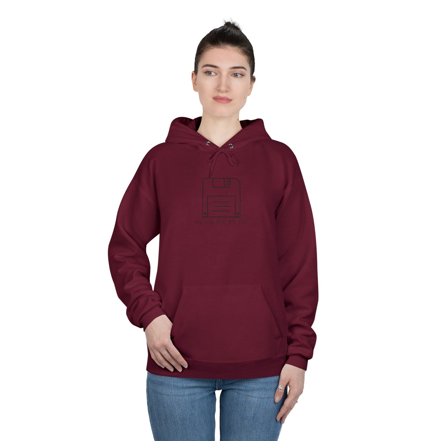 floppy disk unisex hoodie (available in 13 colors)