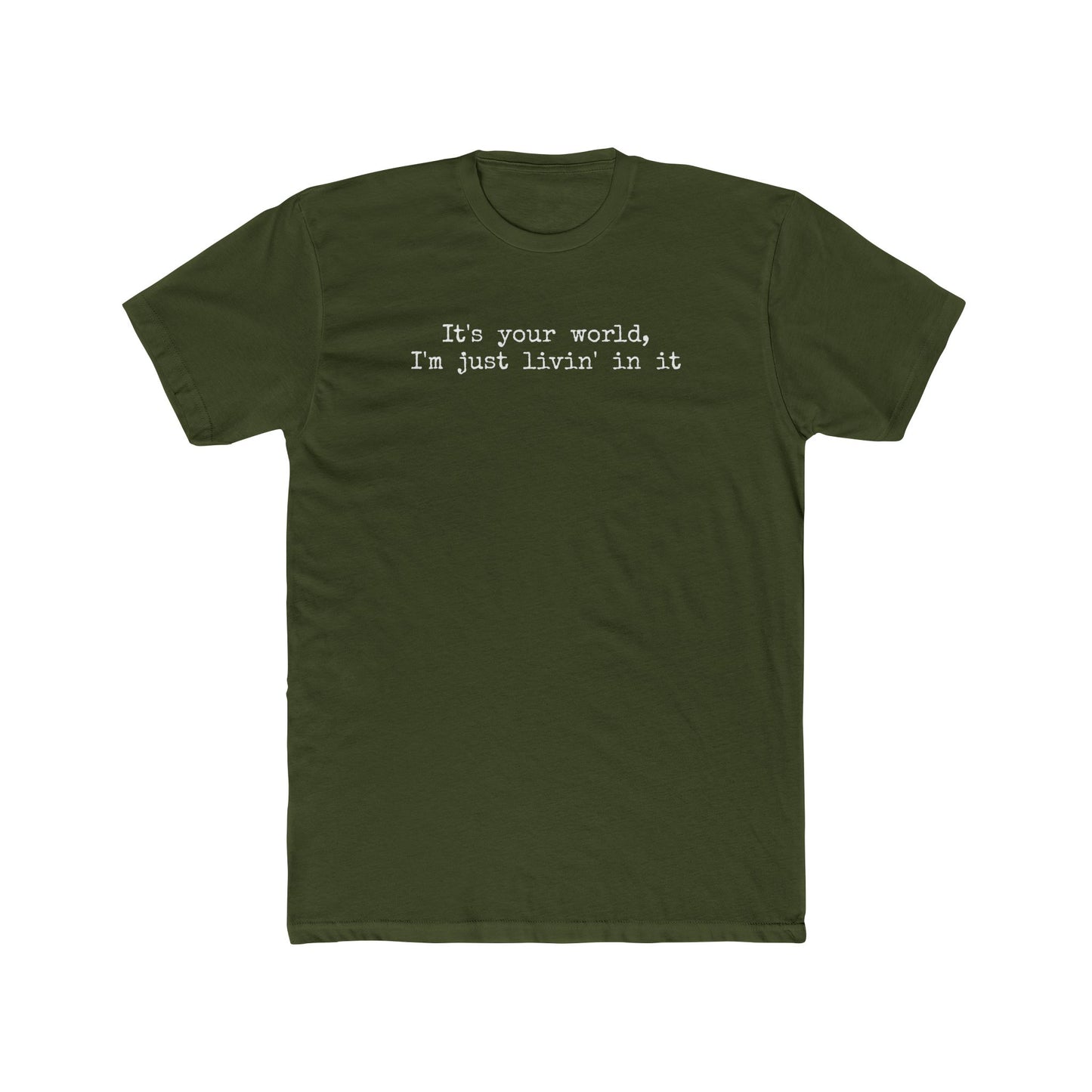 your world t shirt (available in 6 colors)